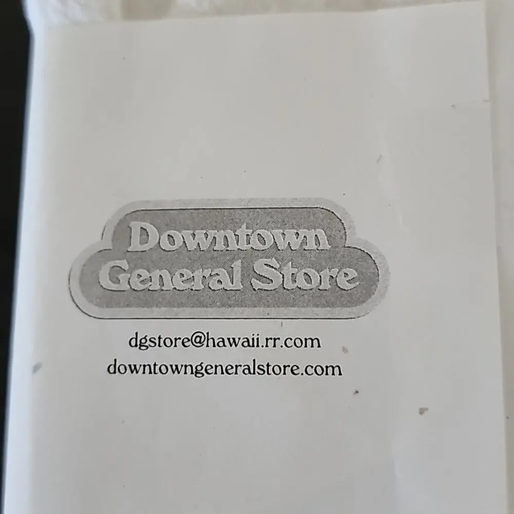 HAWAII The Lei Flour Sack Towel Downtown General Store Square Mustard Yellow